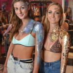 Kiss My fairy glitter unicorn rainbow design body paint zoo project