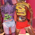 Kiss My Fairy lion bar and Freddo body paint