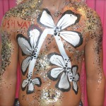 Kiss My Fairy logo body paint Axwell Ushuaia