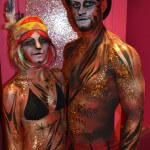 Kiss My Fairy glittery tiger body paint