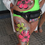 flower print body paint ibiza cosmetic grade chunky glitter