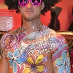 flower print body paint ibiza cosmetic grade chunky glitter flower power Pacha