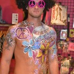 Kiss My Fairy flower power body paint