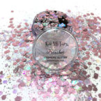 Festival glitter Pale pink cosmetic grade chunky glitter Kiss My Fairy Ibiza UK