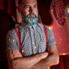 festival cosmetic glitter blue glitter beard Kiss My Fairy Ibiza UK