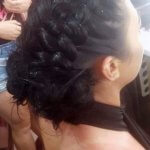 Plaited boho hair ibiza