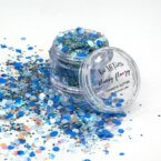 festival cosmetic glitter blue glitter beard Kiss My Fairy Ibiza UK