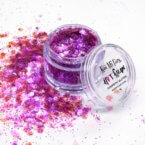Hot pink chunky cosmetic grade glitter