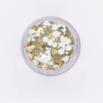 Mint green and gold cosmetic grade chunky glitter mix Kiss My Fairy Ibiza