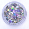 Silver chunky glitter cosmetic grade Kiss My Fairy Ibiza UK