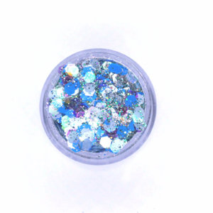 festival cosmetic glitter blue glitter beard Kiss My Fairy Ibiza UK